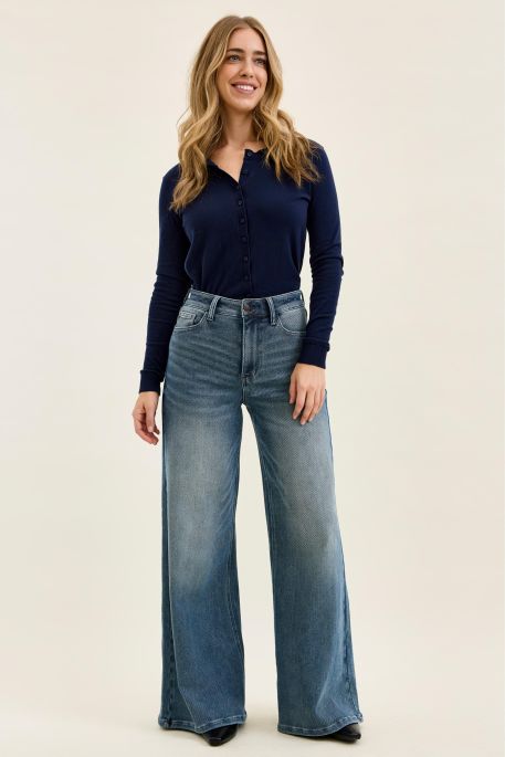 881176REG "LIZA" (Knit Indigo)
