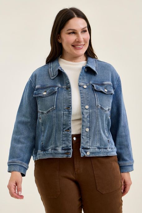 7890PL "CICLY"  (Knit Indigo)